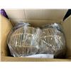 Image 9 : 2-Pack Rustic Farmhouse Rattan Hanging Pendant Lights (Plug-In Design) w/ Natural Rope Detail - New!