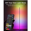 Image 13 : Govee RGBIC Smart LED Floor Lamp - Smart Voice Control, Multiple Colors, Music Mode - Like New