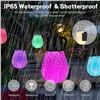 Image 2 : 49FT Smart Outdoor RGBW String Lights; Waterproof/Shatterproof Patio Lights w/ App Control - NEW