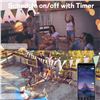 Image 5 : 49FT Smart Outdoor RGBW String Lights; Waterproof/Shatterproof Patio Lights w/ App Control - NEW