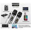 Image 4 : TONOR Wireless Microphone Set; UHF Dual-Cordless Mic System w/ Rechargeable Receiver - NEW