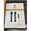 Image 9 : TONOR Wireless Microphone Set; UHF Dual-Cordless Mic System w/ Rechargeable Receiver - NEW