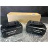 Image 1 : 2-Pack 20V 6.0Ah Dewalt Power Tool Batteries (Model: DCB201) Aftermarket Batteries - Brand New!