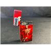 Image 3 : Red/Skeleton Metal Butane Lighter - Adjustable Butane Torch Lighter - New!