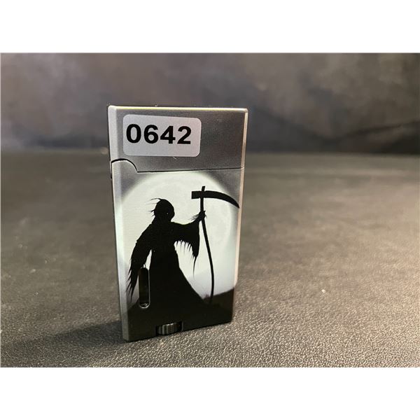 Grim Reaper/Spooky Metal Butane Lighter - Adjustable Butane Torch Lighter - New!