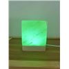 Image 10 : Himalayan Rock Salt Lamp/Light with Multi-Colors/Remote Control, Wood Base - New!