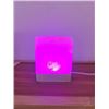 Image 11 : Himalayan Rock Salt Lamp/Light with Multi-Colors/Remote Control, Wood Base - New!
