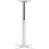 Image 1 : Suptek White Projector Ceiling Mount Bracket; Fits Flat or Sloped Ceilings; Adjustable Height - NEW