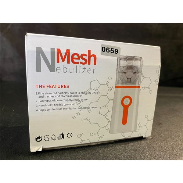 Portable Hand-Held Mesh Nebulizer/Breathing Aid Device for Asthmatics/Breathing Issues - Brand New!