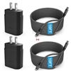 Image 1 : 2-Pack 25W USB-C Fast Chargers with 10FT Braided Charging Cords (2x Cords, 2x 25W Blocks) New!