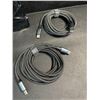 Image 3 : 2-Pack 25W USB-C Fast Chargers with 10FT Braided Charging Cords (2x Cords, 2x 25W Blocks) New!