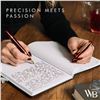 Image 7 : Wordsworth & Black Literary Artistry Fountain Pen (Red) Majesti Collection, Luxury Case, Refillable