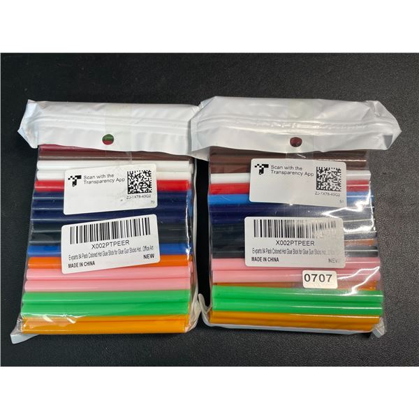 2 Packs Colored Hot Glue Gun Sticks (84PCS Each) - New