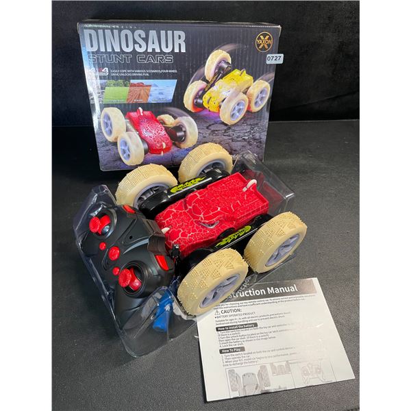 Dinosaur Stunt Car 4x4 Rock Crawler RC Flip/Stunt Car with Lighting Effects - New