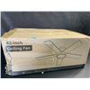 Image 6 : 42-Inch Ceiling fan with Light & Remote Control - Indoor/Modern Flush Mount Ceiling Fan - NEW
