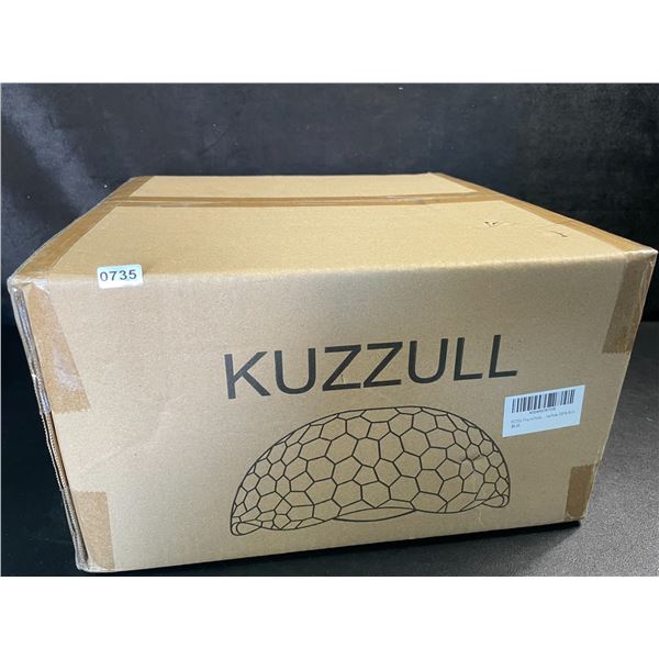 Kuzzull Plug-In Hanging Glass Pendant Light/Ceiling Light - Amber/Gold Colour - New!