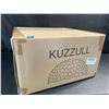 Image 1 : Kuzzull Plug-In Hanging Glass Pendant Light/Ceiling Light - Amber/Gold Colour - New!