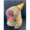 Image 2 : 13" Large Size Cute Capybara Plush - Ultra-Soft Stuffed Plushie with Birthday Hat - New Sealed