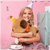 Image 4 : 13" Large Size Cute Capybara Plush - Ultra-Soft Stuffed Plushie with Birthday Hat - New Sealed