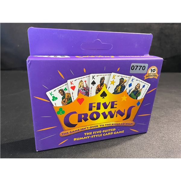 Five Crowns Rummy-Style Card Game - Fun Family Award-Winning Game! New