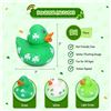 Image 4 : 24-Pack 2" Rubber Ducks - Green Clovers/Irish St.Patrick's Day Design - New