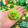 Image 6 : 24-Pack 2" Rubber Ducks - Green Clovers/Irish St.Patrick's Day Design - New