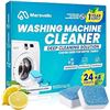Image 1 : Washing Machine Cleaner/Descaler Tablets (28 Tablets/Box) Lemon; Works with All Machines - New!