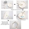 Image 5 : 12" Flower Design Makeup Mirror/Beauty Desktop Mirror - New