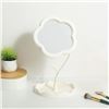 Image 6 : 12" Flower Design Makeup Mirror/Beauty Desktop Mirror - New