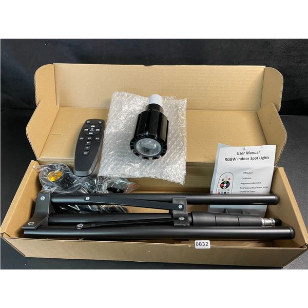 RGBW Indoor Spot Light with Tripod and Remote Control - New in Box!