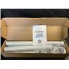 Image 9 : Stepless Adjustable Metal Closet Rod for Hanging Clothes - 17" to 69" Extendable Length, White - New
