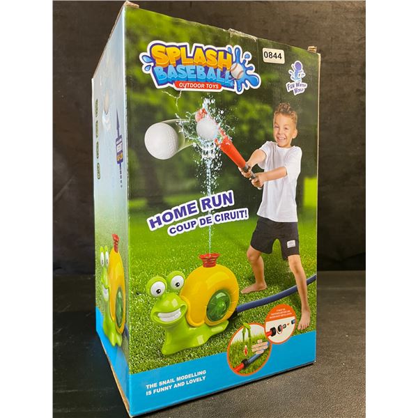 Splash Baseball Toy/Outdoor 4-in-1 Water Sprinkler Toy for Kids - New