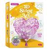 Image 1 : Dan&Darci 3D String Art Kit - Light-Up Heart Lantern with 20 Multicolored LED Bulbs - Ages 8+ - New