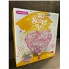 Image 5 : Dan&Darci 3D String Art Kit - Light-Up Heart Lantern with 20 Multicolored LED Bulbs - Ages 8+ - New