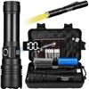 Image 1 : LED Super Bright Rechargeable Tactical Flashlight - 500,000 Lumens, Long-Range, 5 Light Modes - NEW