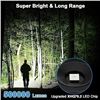 Image 2 : LED Super Bright Rechargeable Tactical Flashlight - 500,000 Lumens, Long-Range, 5 Light Modes - NEW