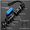 Image 4 : LED Super Bright Rechargeable Tactical Flashlight - 500,000 Lumens, Long-Range, 5 Light Modes - NEW