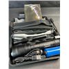 Image 6 : LED Super Bright Rechargeable Tactical Flashlight - 500,000 Lumens, Long-Range, 5 Light Modes - NEW