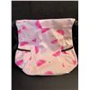 Image 1 : Pink Watermelon Drawstring Bag/Lightweight Storage Bag with Backstraps (14" x 12") - New!