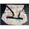 Image 2 : Spring Flower/Bunny Design Drawstring Bag/Lightweight Storage Bag with Backstraps (14" x 12") - New!