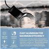 Image 4 : 500-Watt Deicer/Water Heater - Submergible Cast Aluminum Utility De-Icer Tool - New