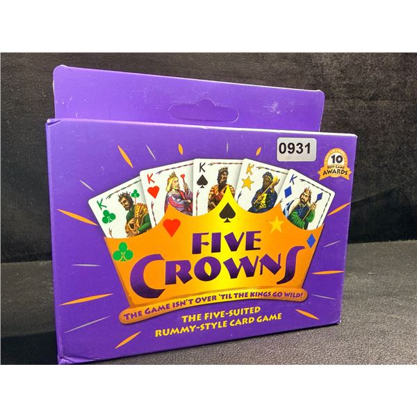 Five Crowns Rummy-Style Card Game - Fun Family Award-Winning Game! New