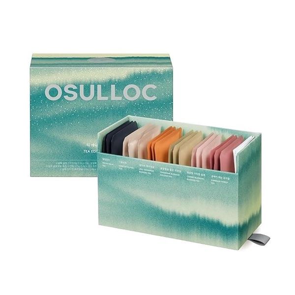 OSULLOC Tea Edition Island Premium Korean Tea Sampler Gift Set (18 Count, 6 Flavors x 3 each) New!
