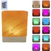Image 1 : Himalayan Rock Salt Lamp/Light with Multi-Colors/Remote Control, Wood Base - New!