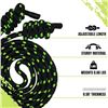 Image 5 : Lot of 2 Flow Rope Exercise Jump Ropes for Gym/Cardio; Heavy-Duty/Adjustable Length (Green) - New