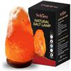 Image 1 : Selrosa Himalayan Salt Lamp (5-7lbs) Hand-Carder Natural Pink Crystal Rock w/ Wooden Base - New!