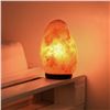 Image 2 : Selrosa Himalayan Salt Lamp (5-7lbs) Hand-Carder Natural Pink Crystal Rock w/ Wooden Base - New!