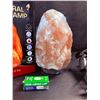 Image 4 : Selrosa Himalayan Salt Lamp (5-7lbs) Hand-Carder Natural Pink Crystal Rock w/ Wooden Base - New!