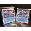 Image 8 : 2-Pack of Inflatable Pool Float Lounge Chairs/Water Pool Float Hammocks - Blue/Pink - New