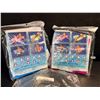 Image 8 : 2-Pack of Inflatable Pool Float Lounge Chairs/Water Pool Float Hammocks - Blue/Pink - New